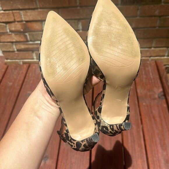 Michael Leopard Print Heels Stillettos - Picture 7 of 8